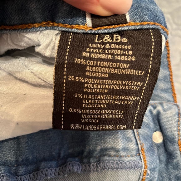 👖 Women’s L&B Skinny Fit Crop Jeans Size 20 - Picture 2 of 13